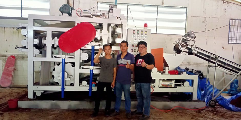 cocopeat dewatering machine