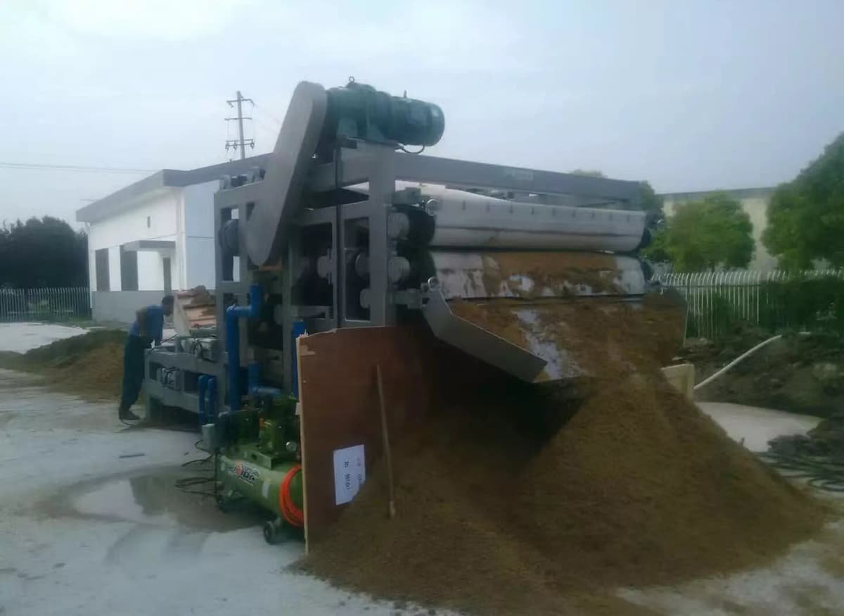belt press dewatering equipment