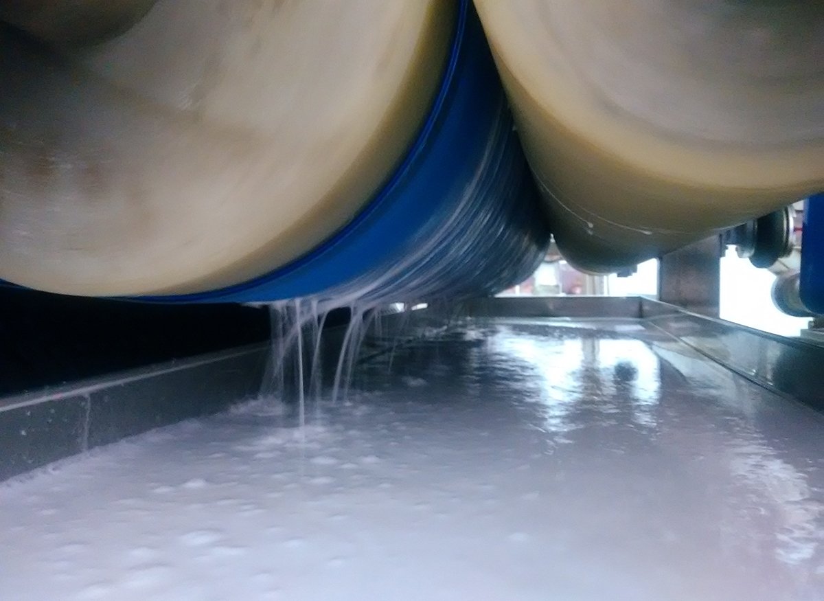 coconut juice dewatering