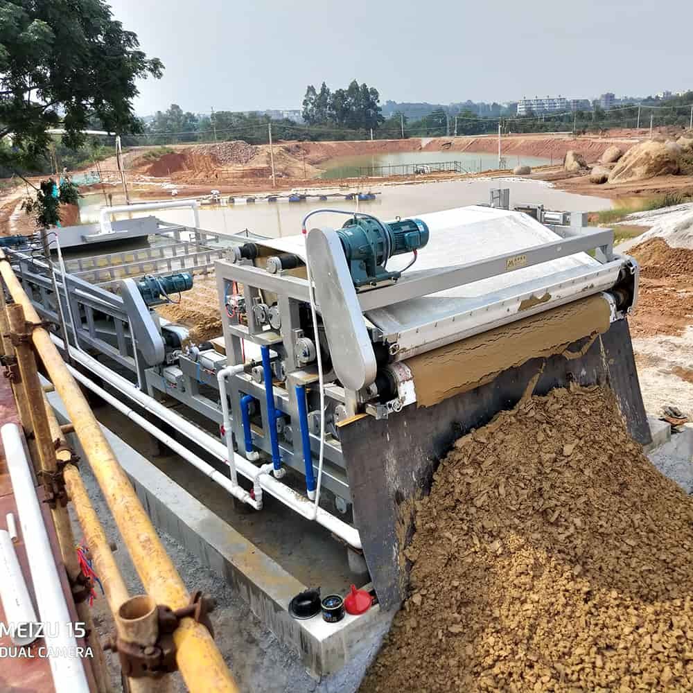 waste water belt press