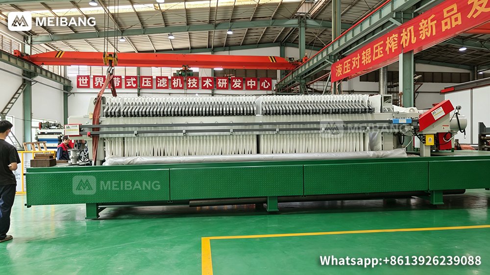 China Environmental Equipment Goes Global: Meibang 200 Filter Press Delivered to Japan