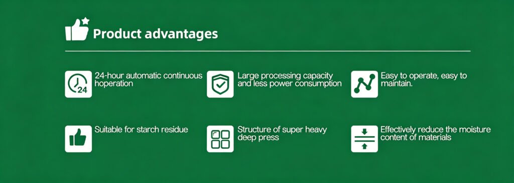 Advantages of High-Pressure Multi-Roller Press Dewatering Machine
