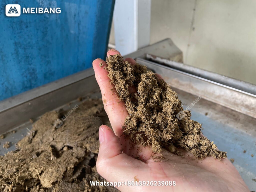 Dehydrated cow dung